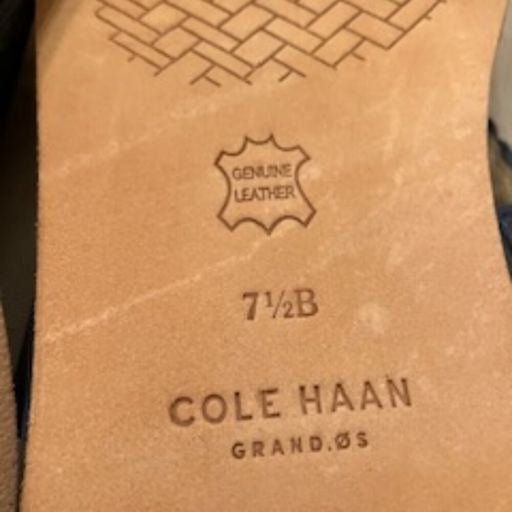 Cole Haan Anica Thong Sandal, vintage indigo LTH, 7.5B - Picture 9 of 10